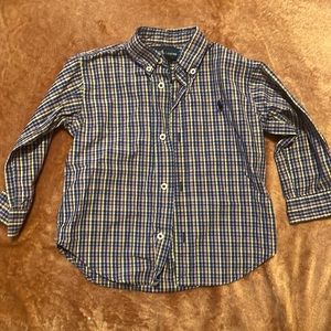 3 for $15 EUC polo Ralph Lauren button down shirt size 24 months